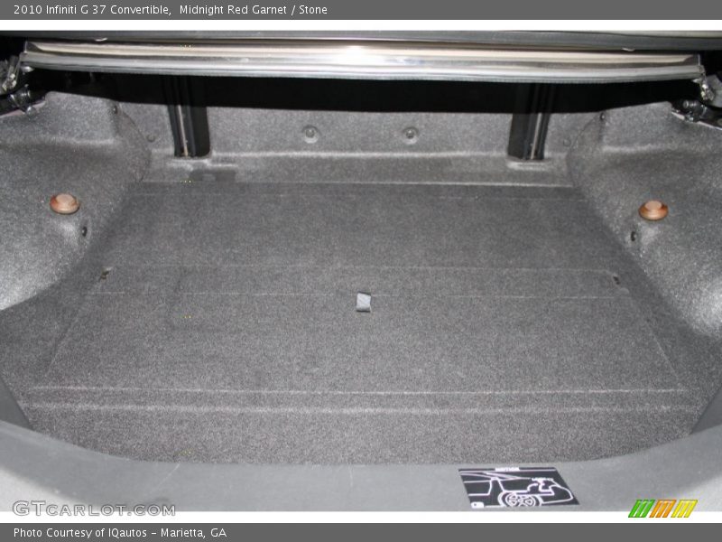  2010 G 37 Convertible Trunk