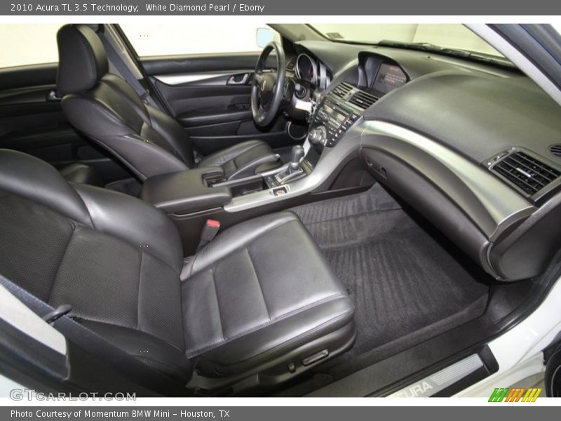 White Diamond Pearl / Ebony 2010 Acura TL 3.5 Technology