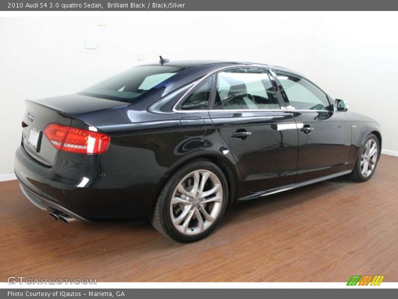 Brilliant Black / Black/Silver 2010 Audi S4 3.0 quattro Sedan