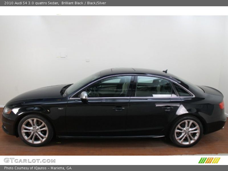 Brilliant Black / Black/Silver 2010 Audi S4 3.0 quattro Sedan