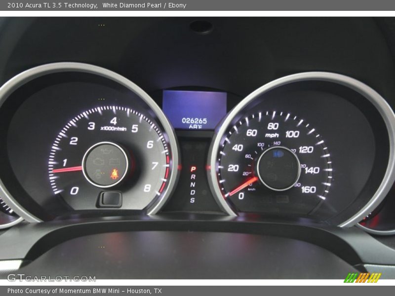 White Diamond Pearl / Ebony 2010 Acura TL 3.5 Technology