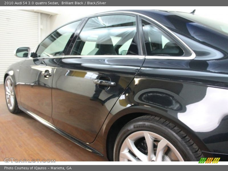 Brilliant Black / Black/Silver 2010 Audi S4 3.0 quattro Sedan