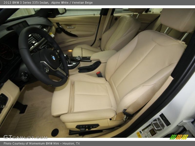 Front Seat of 2013 3 Series 335i Sedan