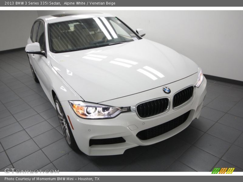 Alpine White / Venetian Beige 2013 BMW 3 Series 335i Sedan