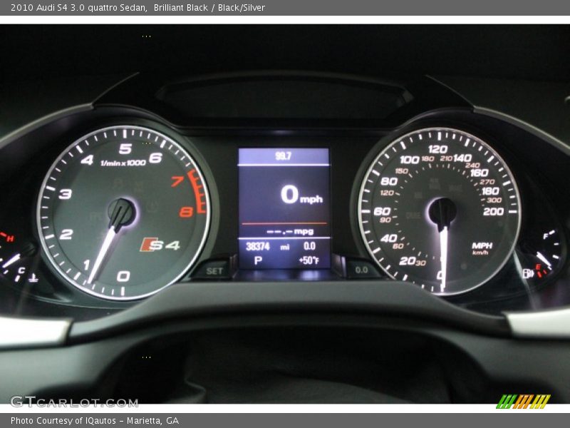  2010 S4 3.0 quattro Sedan 3.0 quattro Sedan Gauges