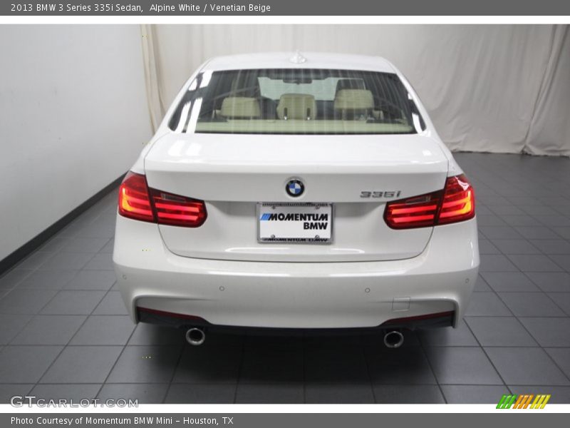 Alpine White / Venetian Beige 2013 BMW 3 Series 335i Sedan