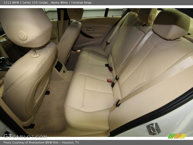 Rear Seat of 2013 3 Series 335i Sedan