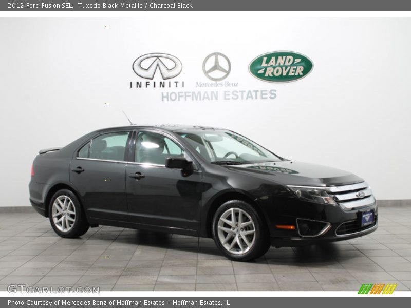 Tuxedo Black Metallic / Charcoal Black 2012 Ford Fusion SEL