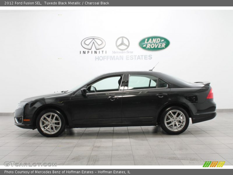 Tuxedo Black Metallic / Charcoal Black 2012 Ford Fusion SEL