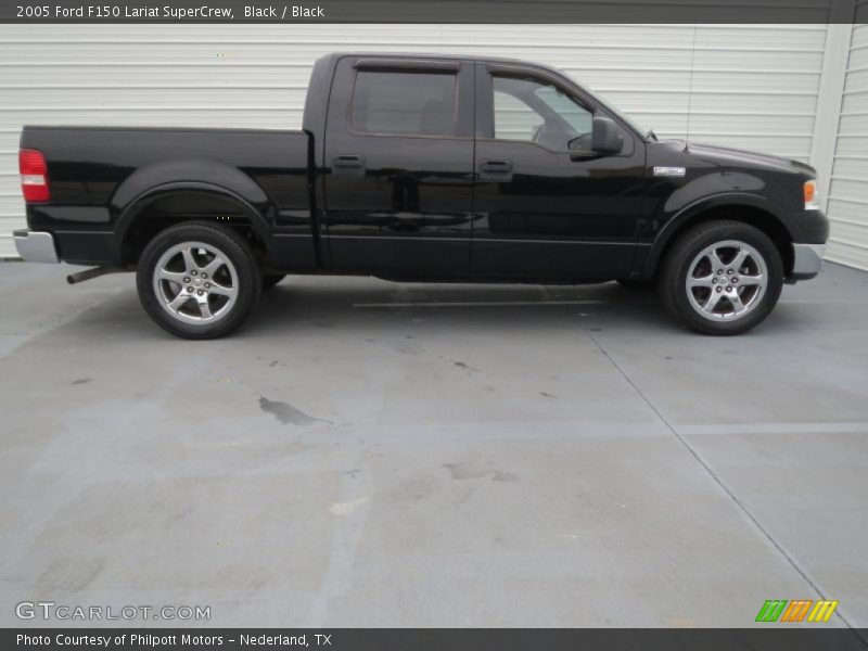 Black / Black 2005 Ford F150 Lariat SuperCrew