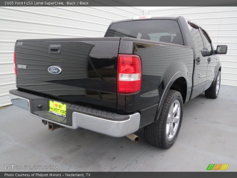 Black / Black 2005 Ford F150 Lariat SuperCrew