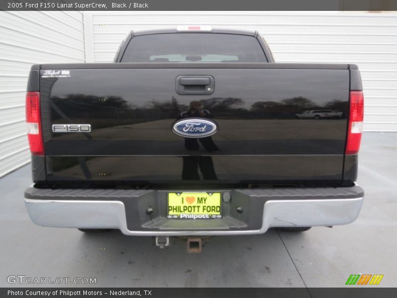 Black / Black 2005 Ford F150 Lariat SuperCrew