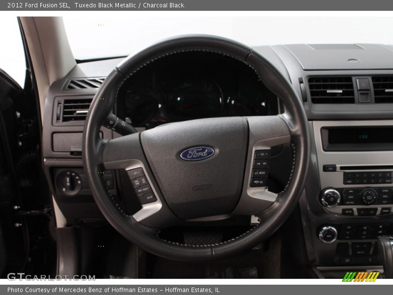 Tuxedo Black Metallic / Charcoal Black 2012 Ford Fusion SEL
