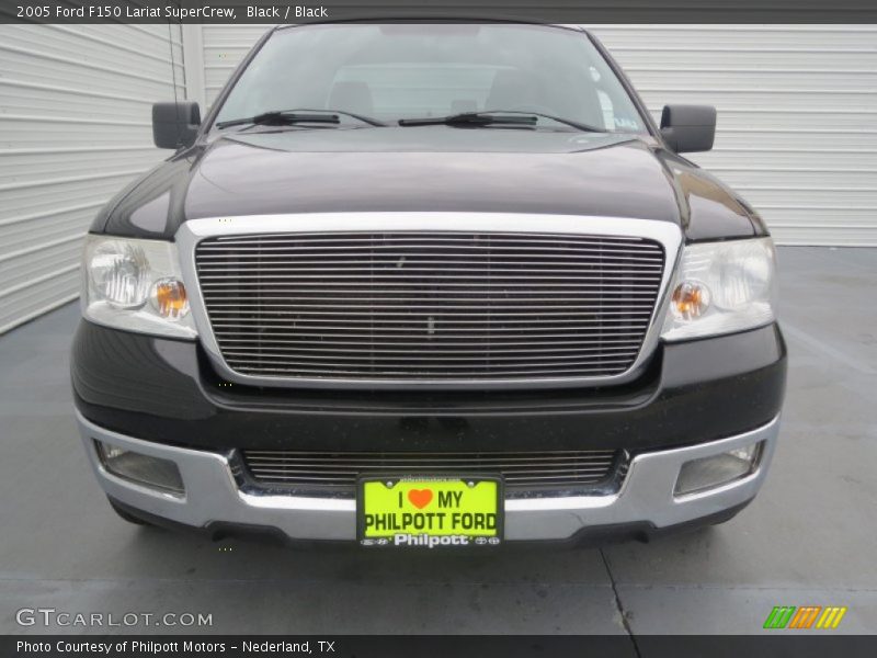 Black / Black 2005 Ford F150 Lariat SuperCrew