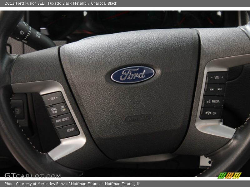 Tuxedo Black Metallic / Charcoal Black 2012 Ford Fusion SEL