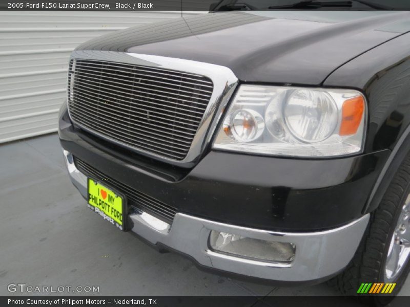 Black / Black 2005 Ford F150 Lariat SuperCrew