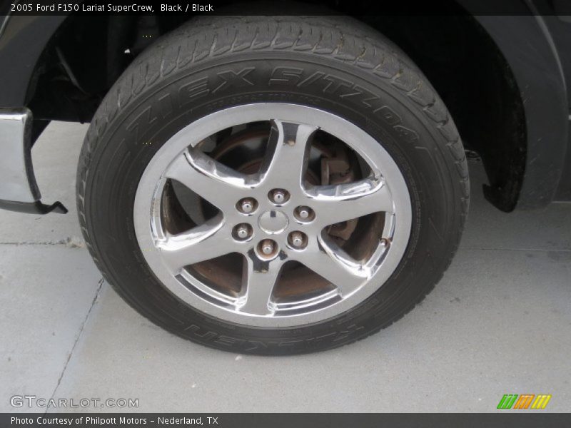 Black / Black 2005 Ford F150 Lariat SuperCrew