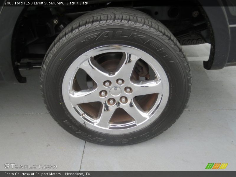 Black / Black 2005 Ford F150 Lariat SuperCrew