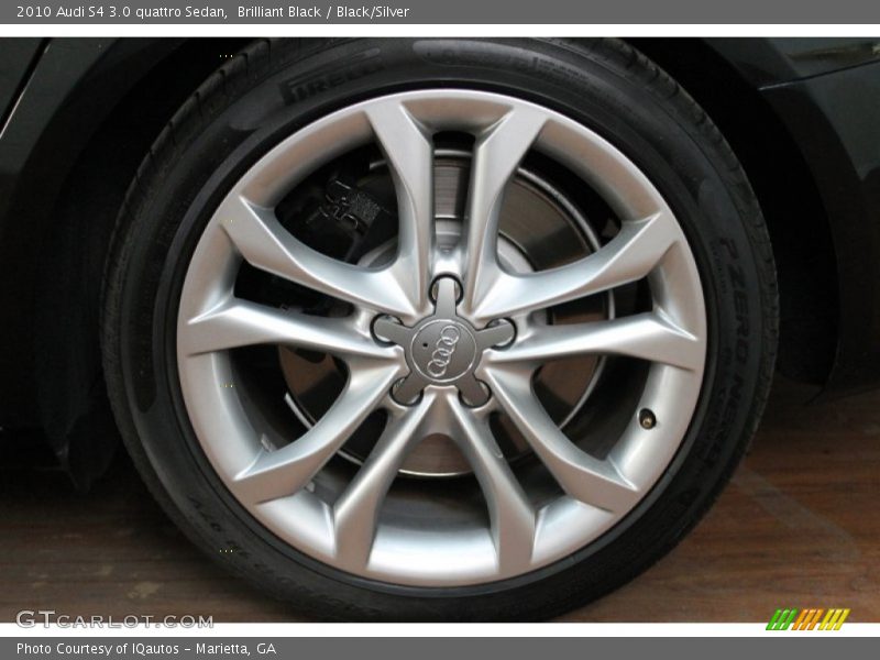 Brilliant Black / Black/Silver 2010 Audi S4 3.0 quattro Sedan