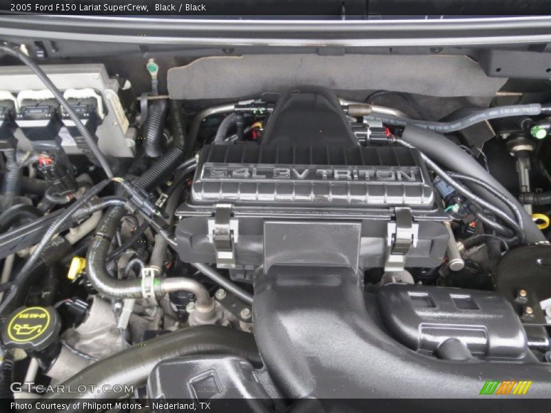 Black / Black 2005 Ford F150 Lariat SuperCrew