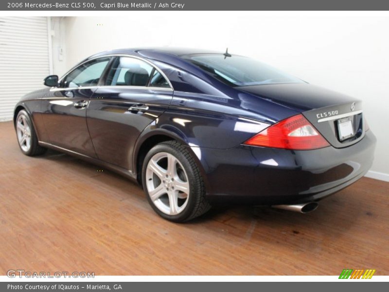 Capri Blue Metallic / Ash Grey 2006 Mercedes-Benz CLS 500