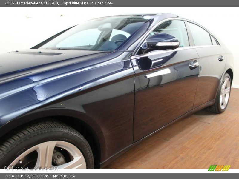 Capri Blue Metallic / Ash Grey 2006 Mercedes-Benz CLS 500