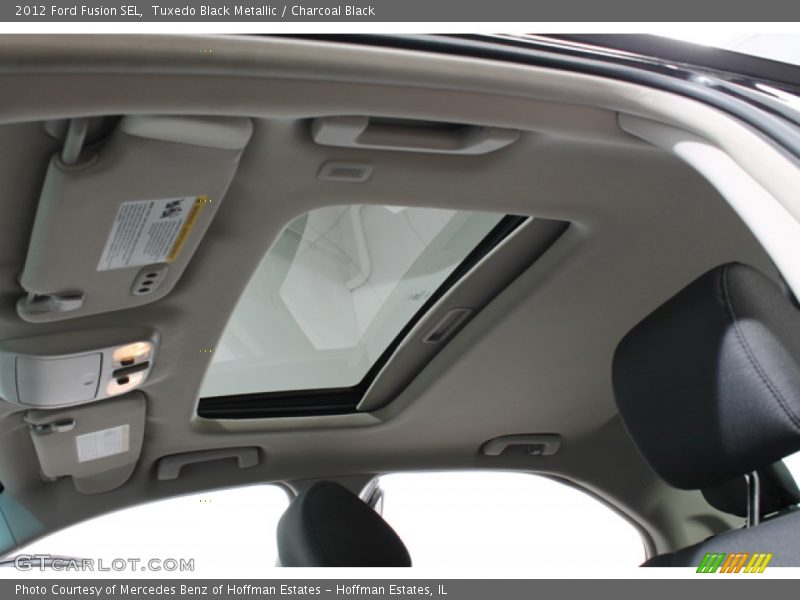 Tuxedo Black Metallic / Charcoal Black 2012 Ford Fusion SEL