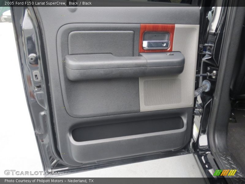 Black / Black 2005 Ford F150 Lariat SuperCrew