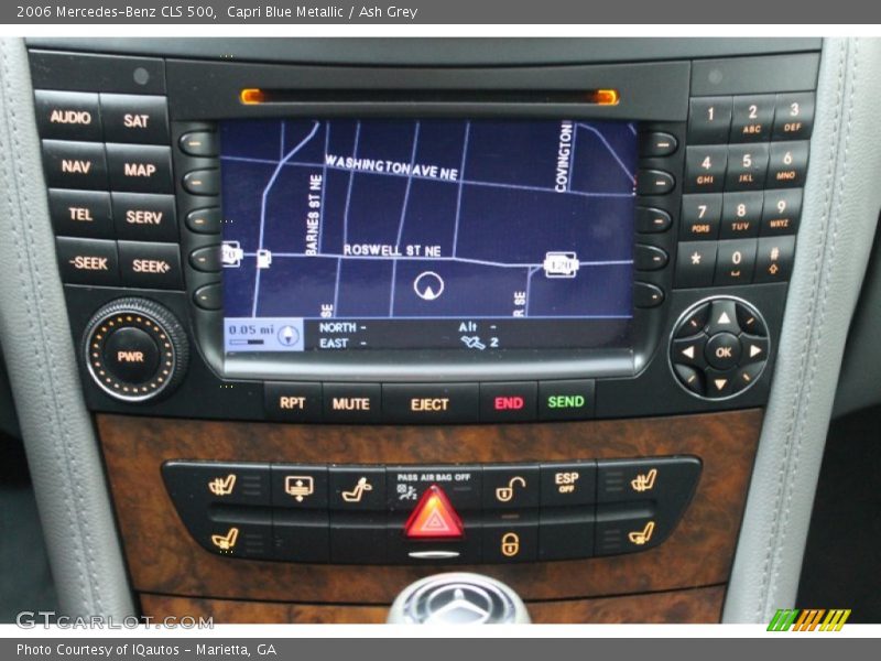 Navigation of 2006 CLS 500
