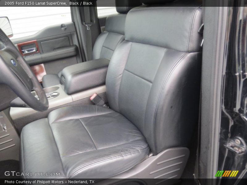 Black / Black 2005 Ford F150 Lariat SuperCrew