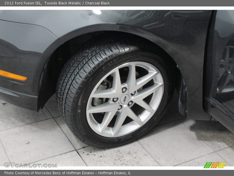 Tuxedo Black Metallic / Charcoal Black 2012 Ford Fusion SEL