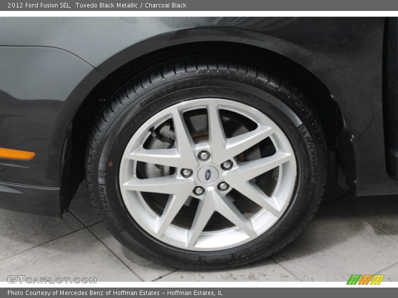 Tuxedo Black Metallic / Charcoal Black 2012 Ford Fusion SEL