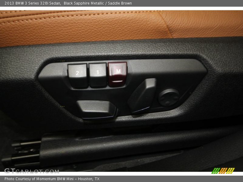 Black Sapphire Metallic / Saddle Brown 2013 BMW 3 Series 328i Sedan