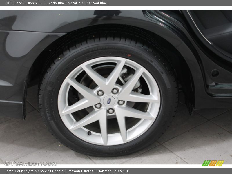 Tuxedo Black Metallic / Charcoal Black 2012 Ford Fusion SEL
