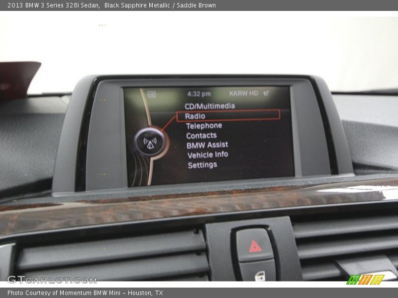 Black Sapphire Metallic / Saddle Brown 2013 BMW 3 Series 328i Sedan