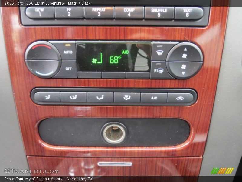 Black / Black 2005 Ford F150 Lariat SuperCrew