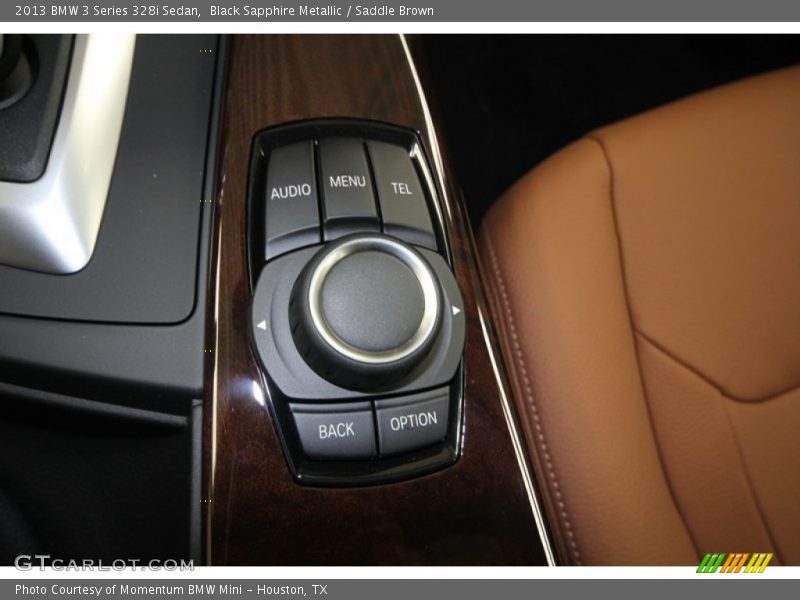 Black Sapphire Metallic / Saddle Brown 2013 BMW 3 Series 328i Sedan