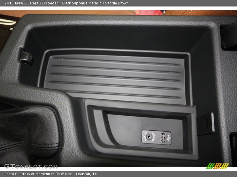 Black Sapphire Metallic / Saddle Brown 2013 BMW 3 Series 328i Sedan