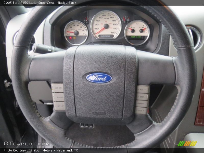 Black / Black 2005 Ford F150 Lariat SuperCrew