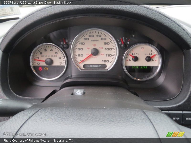 Black / Black 2005 Ford F150 Lariat SuperCrew