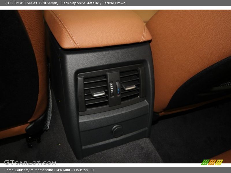 Black Sapphire Metallic / Saddle Brown 2013 BMW 3 Series 328i Sedan
