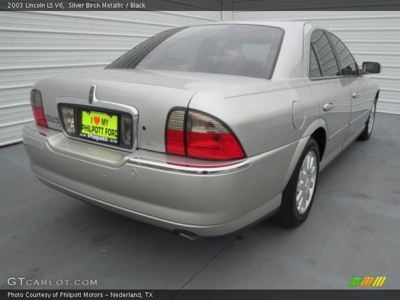 Silver Birch Metallic / Black 2003 Lincoln LS V6