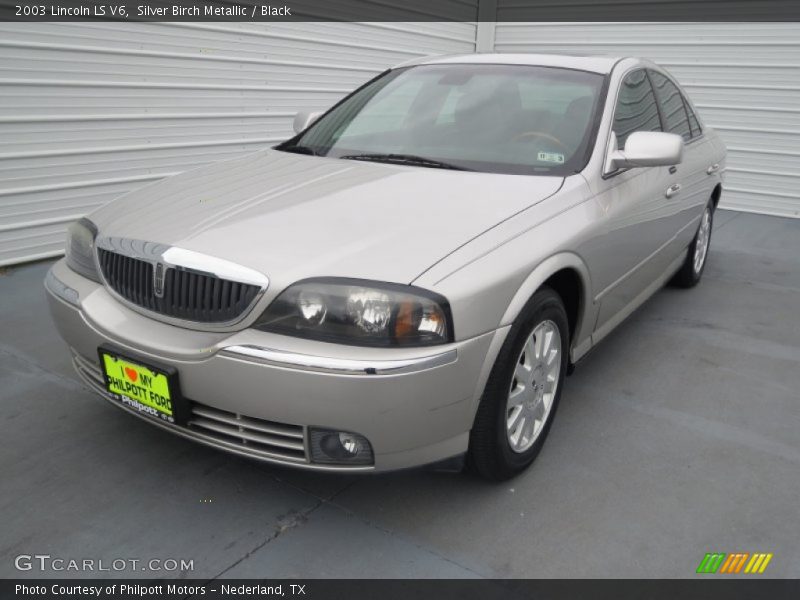 Silver Birch Metallic / Black 2003 Lincoln LS V6