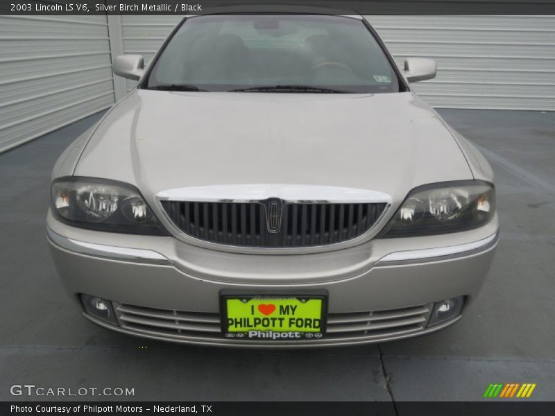 Silver Birch Metallic / Black 2003 Lincoln LS V6