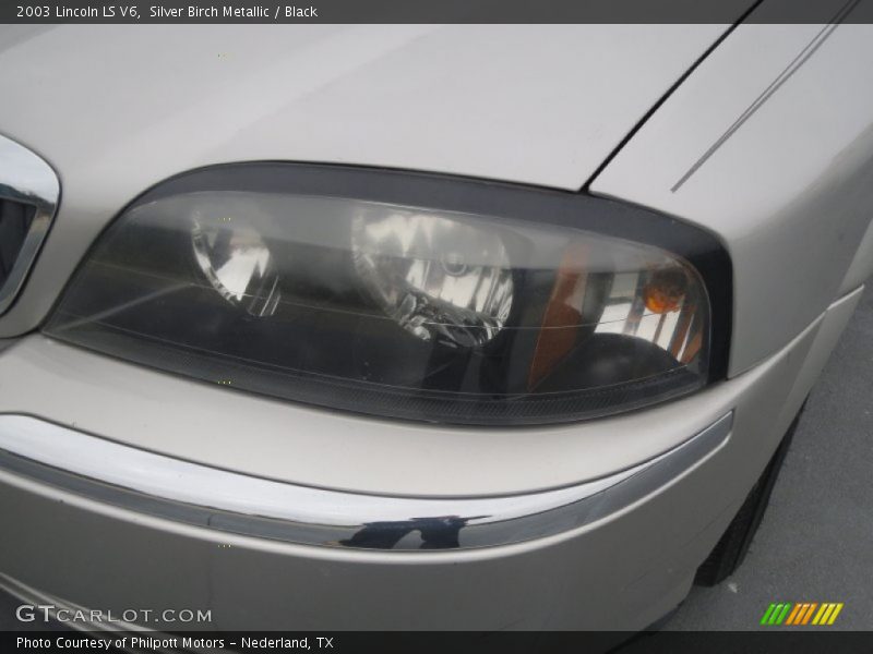 Silver Birch Metallic / Black 2003 Lincoln LS V6