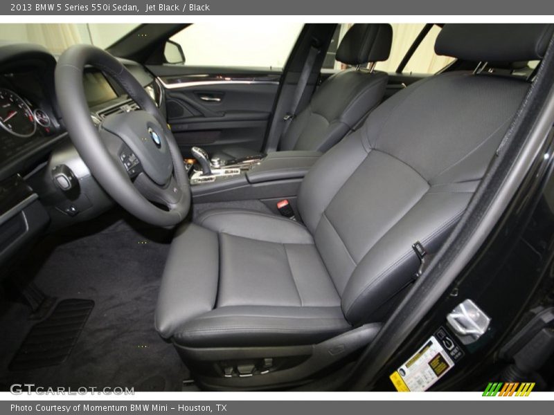Jet Black / Black 2013 BMW 5 Series 550i Sedan