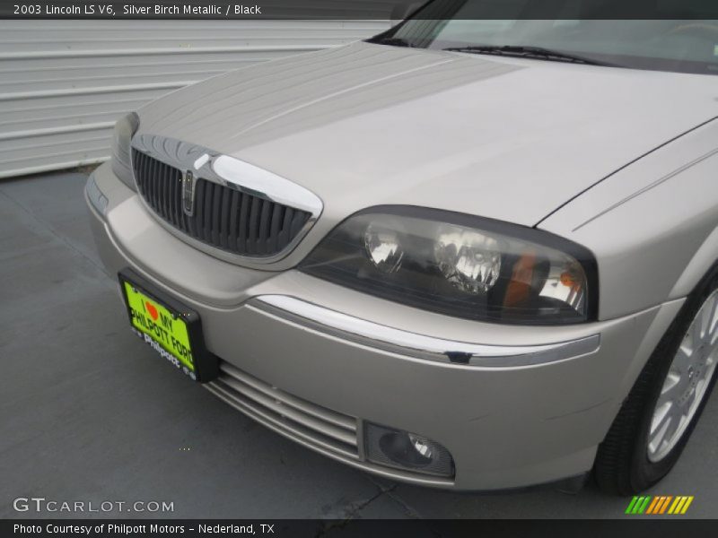 Silver Birch Metallic / Black 2003 Lincoln LS V6