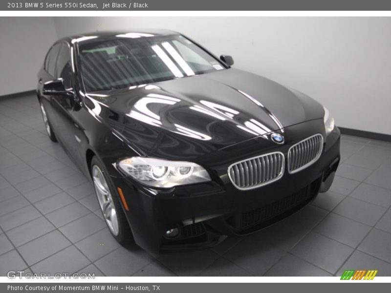 Jet Black / Black 2013 BMW 5 Series 550i Sedan