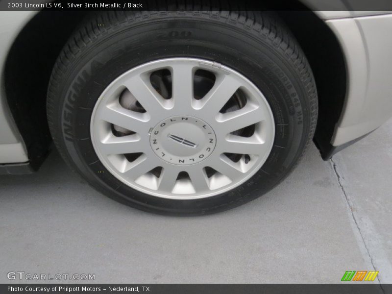 Silver Birch Metallic / Black 2003 Lincoln LS V6