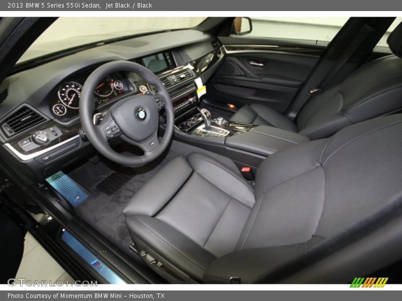 Jet Black / Black 2013 BMW 5 Series 550i Sedan